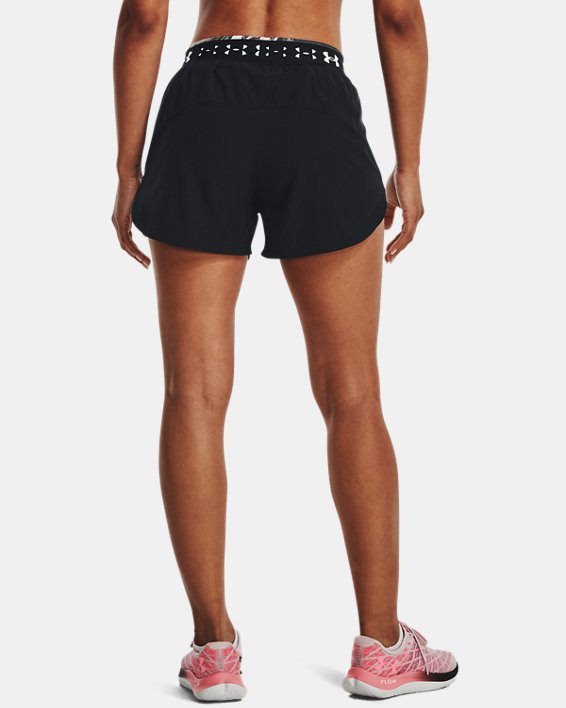 Damen UA Run Anywhere High-Rise Shorts, Black, pdpMainDesktop image number 1